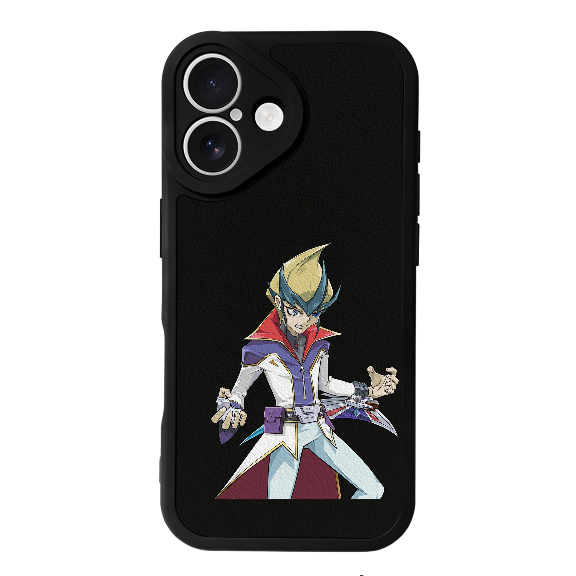 遊☆戯☆王 Yu-Gi-Oh! 【iPhone 16シリーズ対応】シリコンスマホケース（レザー調） 材質：シリコン